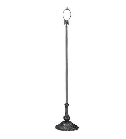 Meyda Tiffany Lighting 11780 Giacomo One Light Floor Base Hardware Lamp Pewter, Nickel, Silver