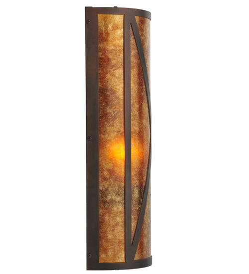 Meyda Tiffany Saltire Craftsman 117850 Wall Light - Mahogany Bronze