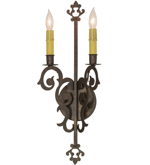 Meyda Tiffany Aneila 117925 Wall Light - Mahogany Bronze