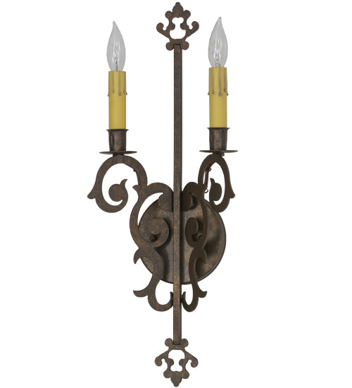 Meyda Tiffany Aneila 117925 Wall Light - Mahogany Bronze