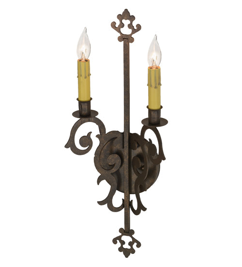 Meyda Tiffany Aneila 117925 Wall Light - Mahogany Bronze