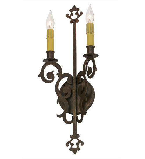 Meyda Tiffany Aneila 117925 Wall Light - Mahogany Bronze