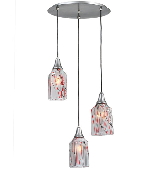Meyda Tiffany Licorice 117929 Pendant Light - Nickel Powdercoat
