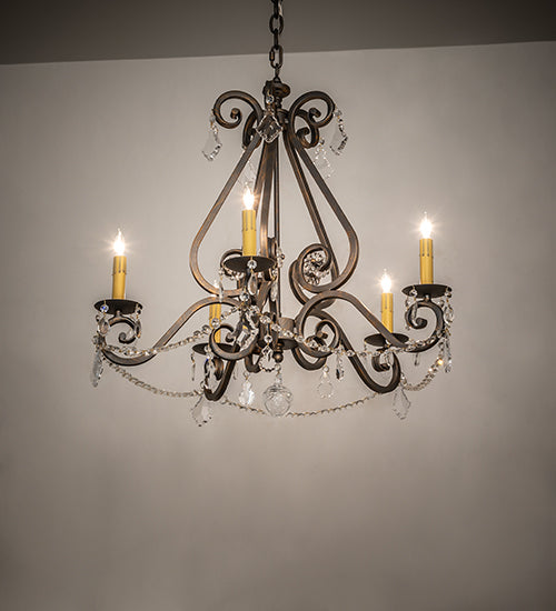 Meyda Tiffany Adrianna 118041 Chandelier Light - Crystal