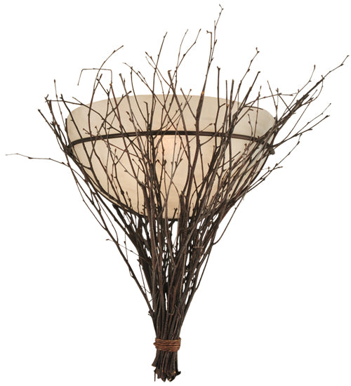 Meyda Tiffany Twigs 118164 Wall Light - Natural Wood,Mahogany Bronze