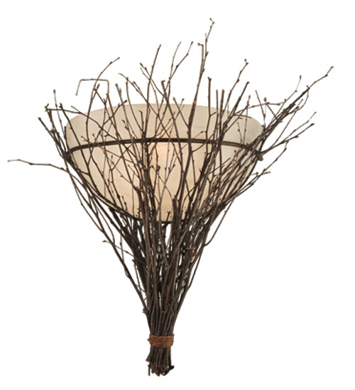 Meyda Tiffany Twigs 118164 Wall Light - Natural Wood,Mahogany Bronze