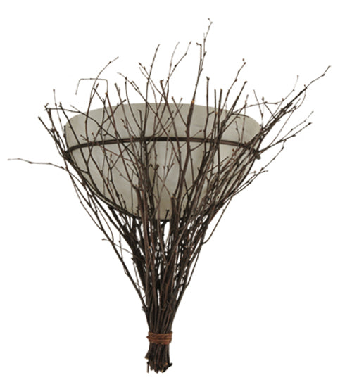 Meyda Tiffany Twigs 118164 Wall Light - Natural Wood,Mahogany Bronze