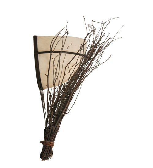 Meyda Tiffany Twigs 118164 Wall Light - Natural Wood,Mahogany Bronze