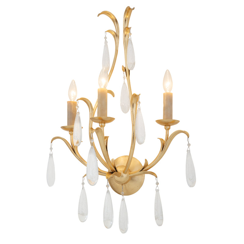 Corbett Prosecco 293-13 Chandelier Light - Gold Leaf