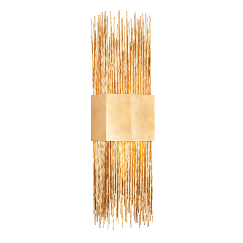 Corbett Sabine 326-02-VGL Wall Sconce Light - Vintage Gold Leaf