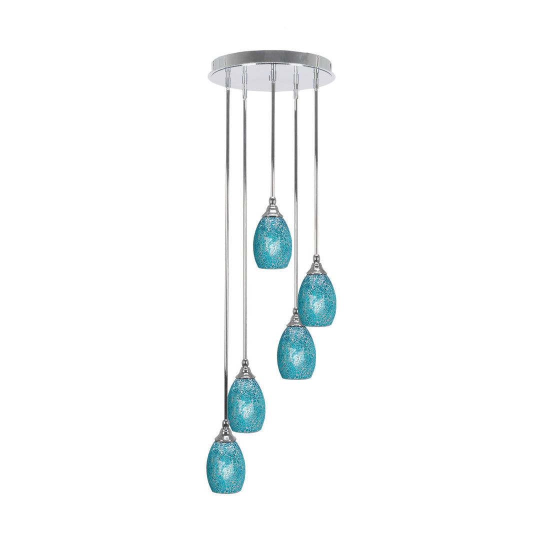 Toltec Empire 2145-ch-5055 Pendant Light - Chrome