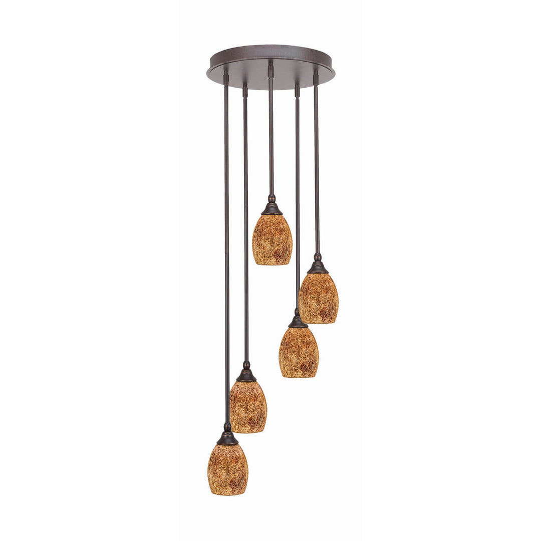 Toltec Empire 2145-dg-4175 Pendant Light - Dark Granite