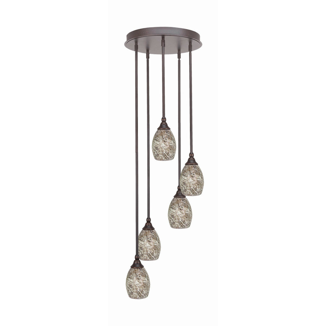 Toltec Empire 2145-dg-5054 Pendant Light - Dark Granite