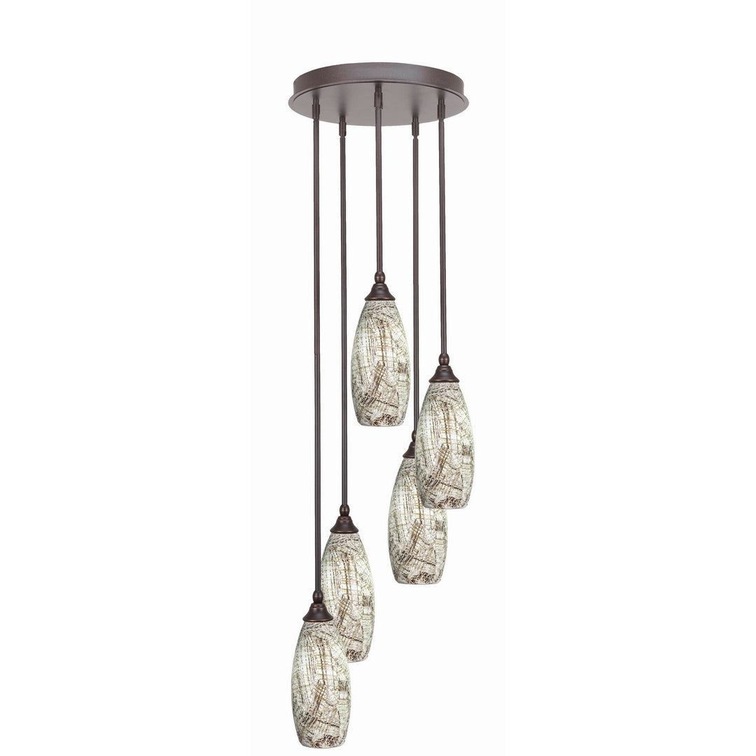 Toltec Empire 2145-dg-5064 Pendant Light - Dark Granite