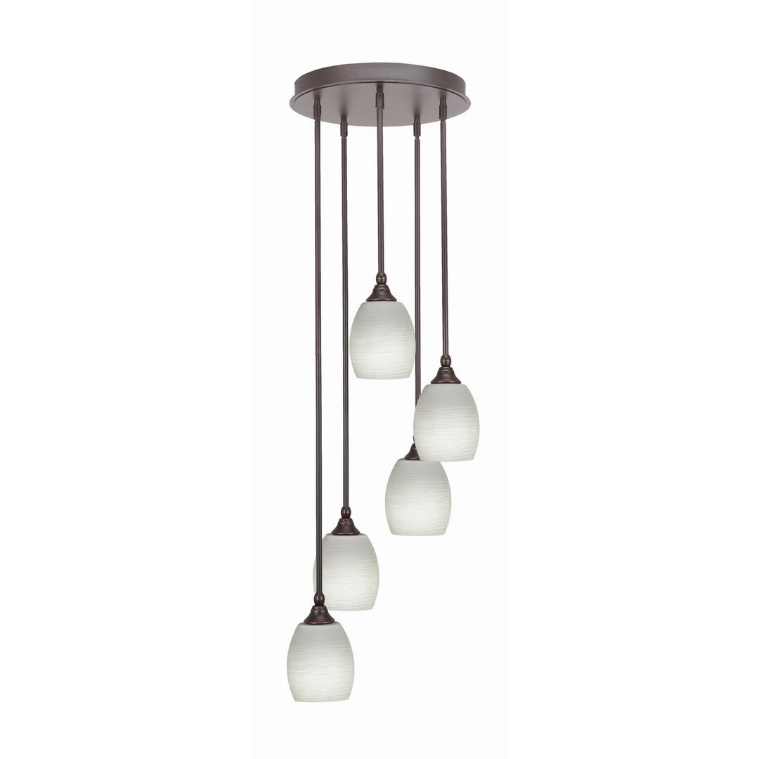 Toltec Empire 2145-dg-615 Pendant Light - Dark Granite