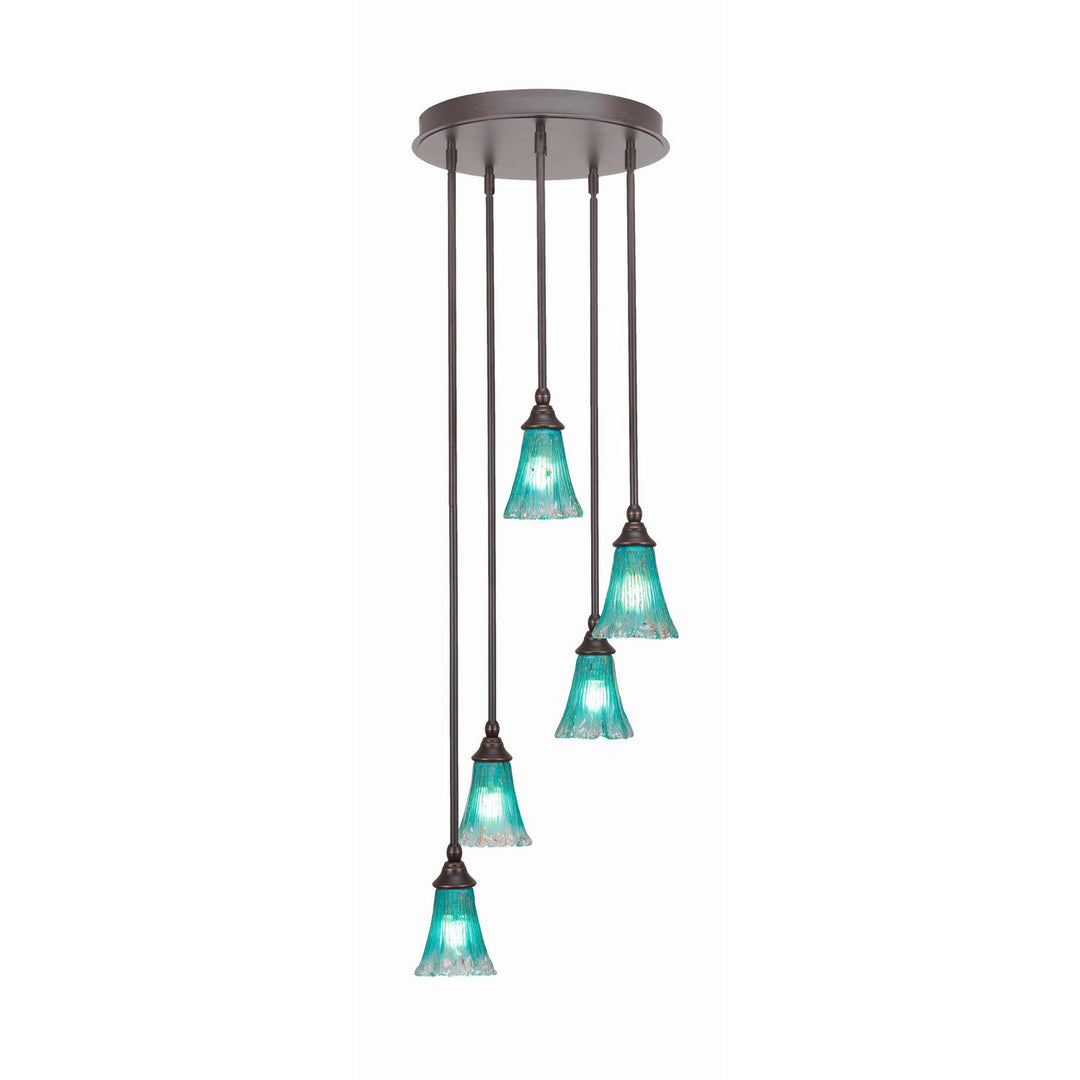 Toltec Empire 2145-dg-725 Pendant Light - Dark Granite