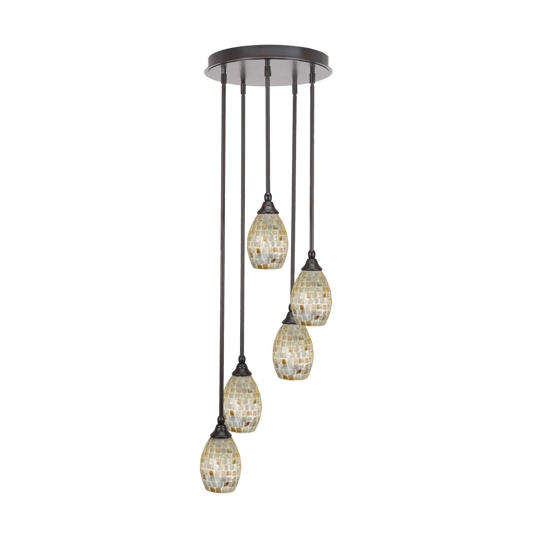 Toltec Empire 2145-es-406 Pendant Light - Espresso