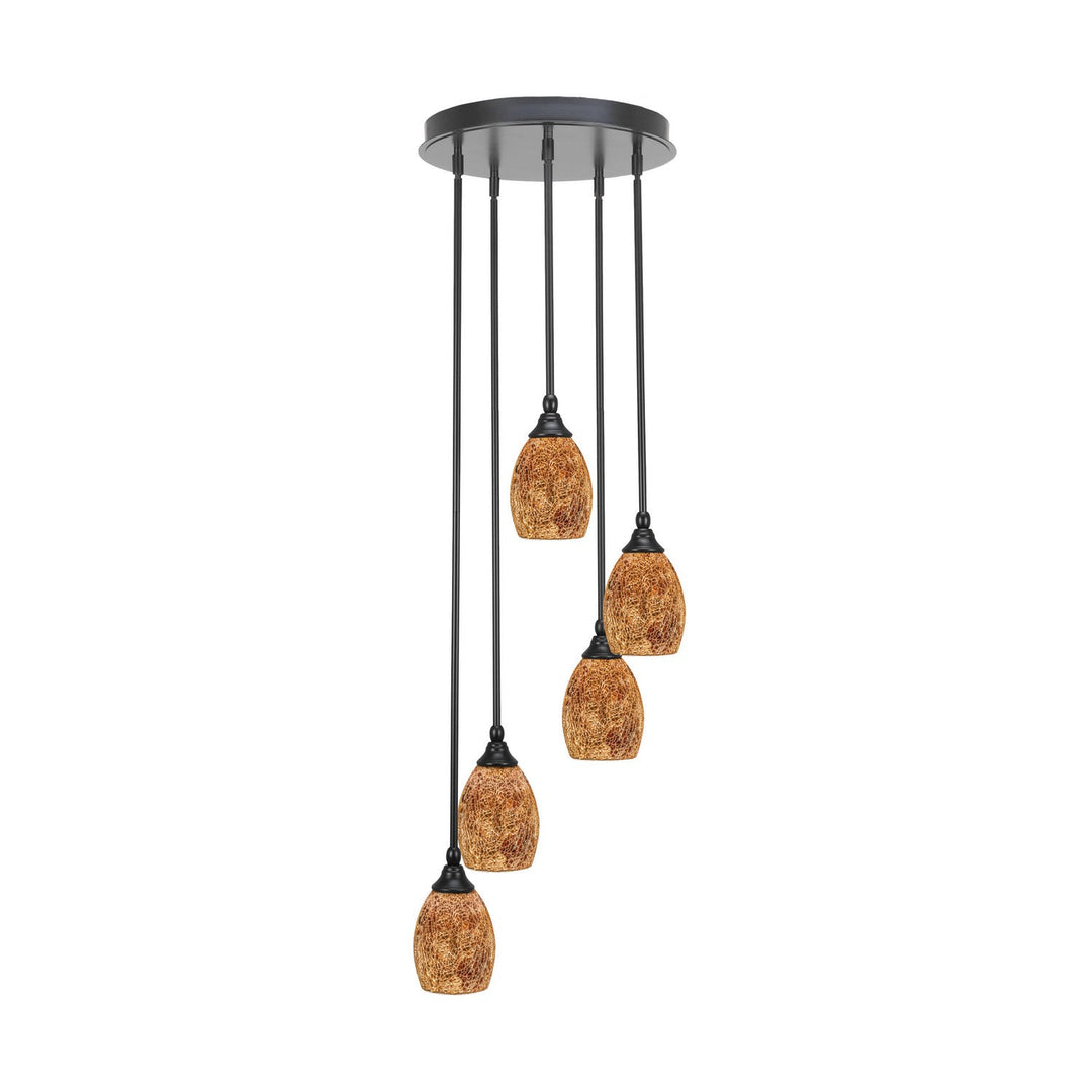 Toltec Empire 2145-mb-4175 Pendant Light - Matte Black