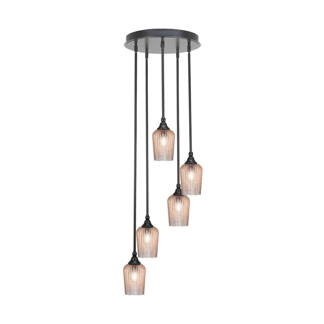 Toltec Empire 2145-mb-4253 Pendant Light - Matte Black