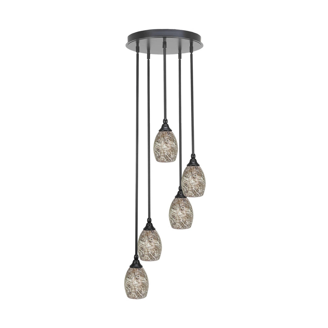 Toltec Empire 2145-mb-5054 Pendant Light - Matte Black