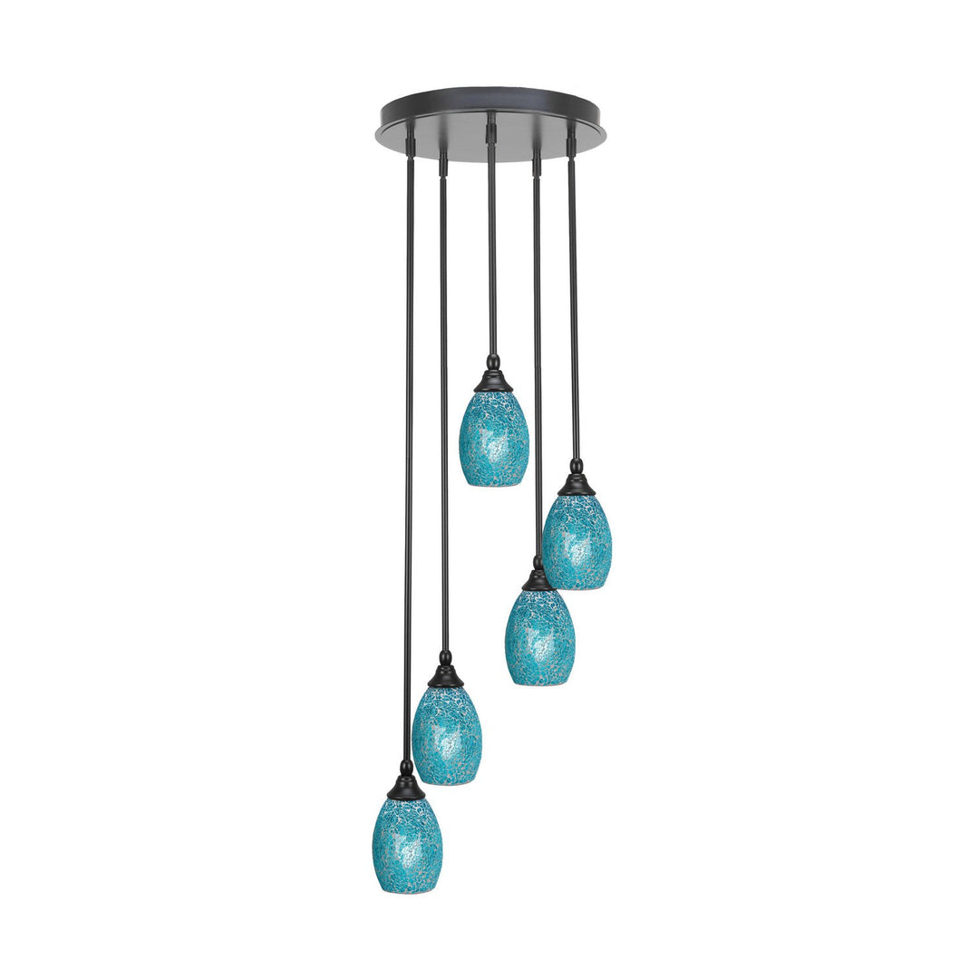 Toltec Empire 2145-mb-5055 Pendant Light - Matte Black