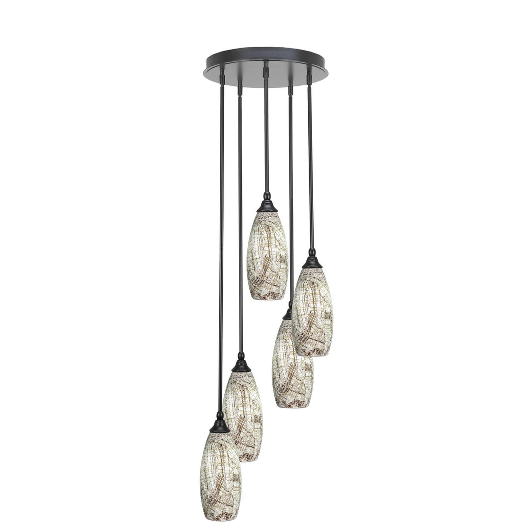Toltec Empire 2145-mb-5064 Pendant Light - Matte Black