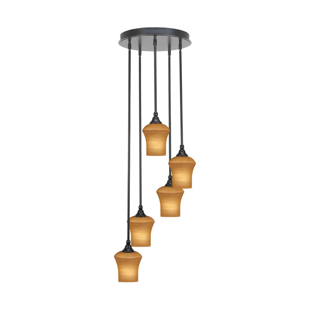 Toltec Empire 2145-mb-680 Pendant Light - Matte Black