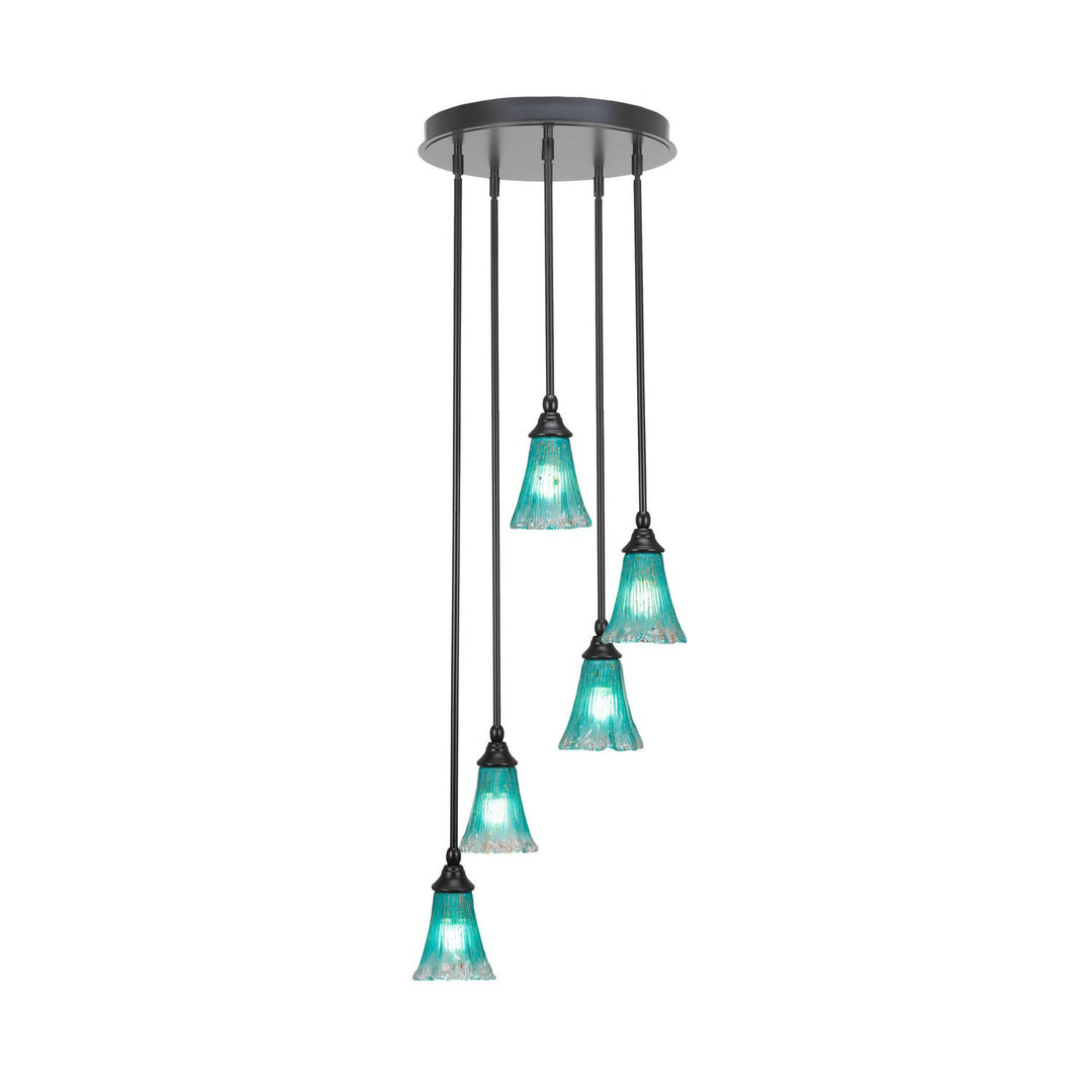 Toltec Empire 2145-mb-725 Pendant Light - Matte Black