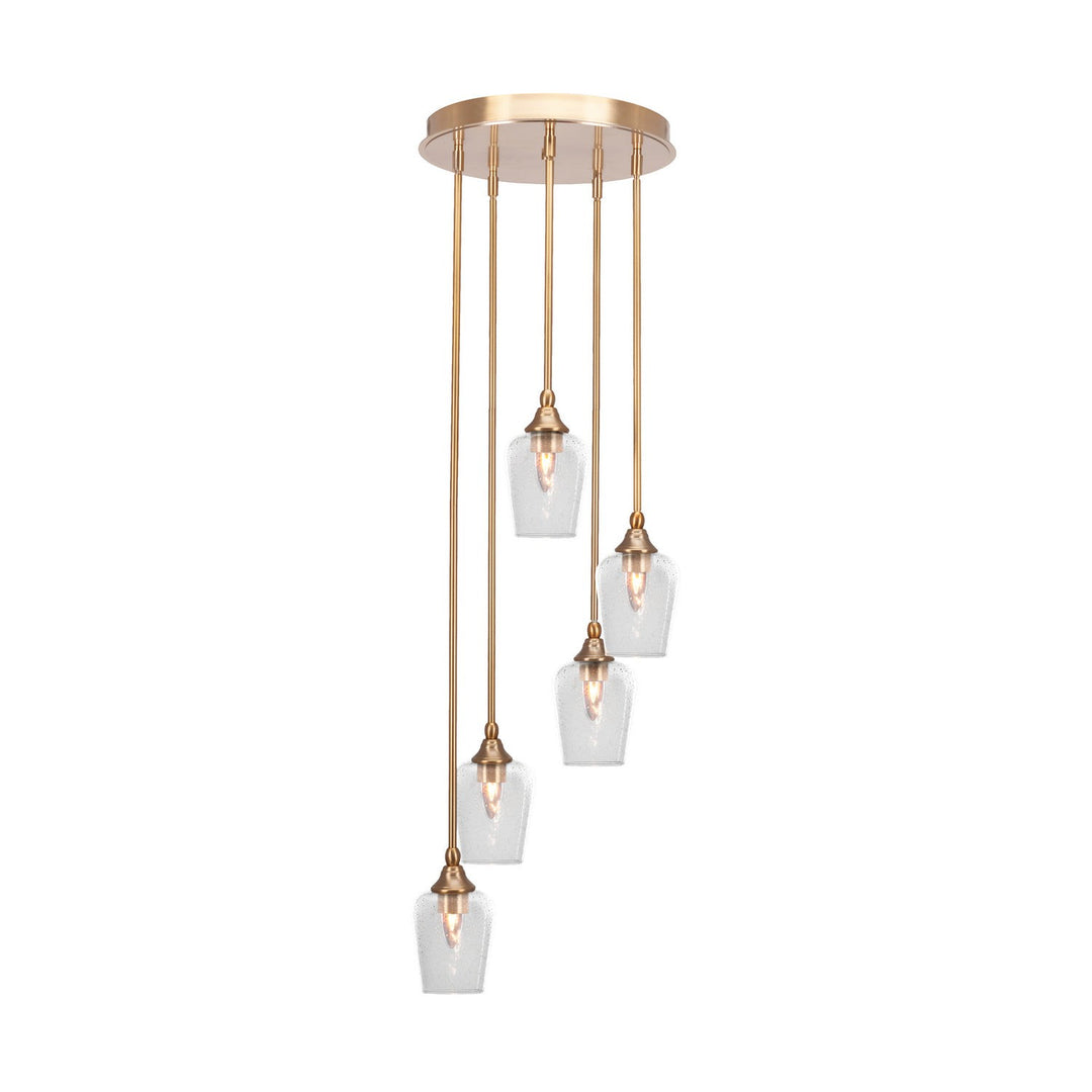 Toltec Empire 2145-nab-210 Pendant Light - New Age Brass