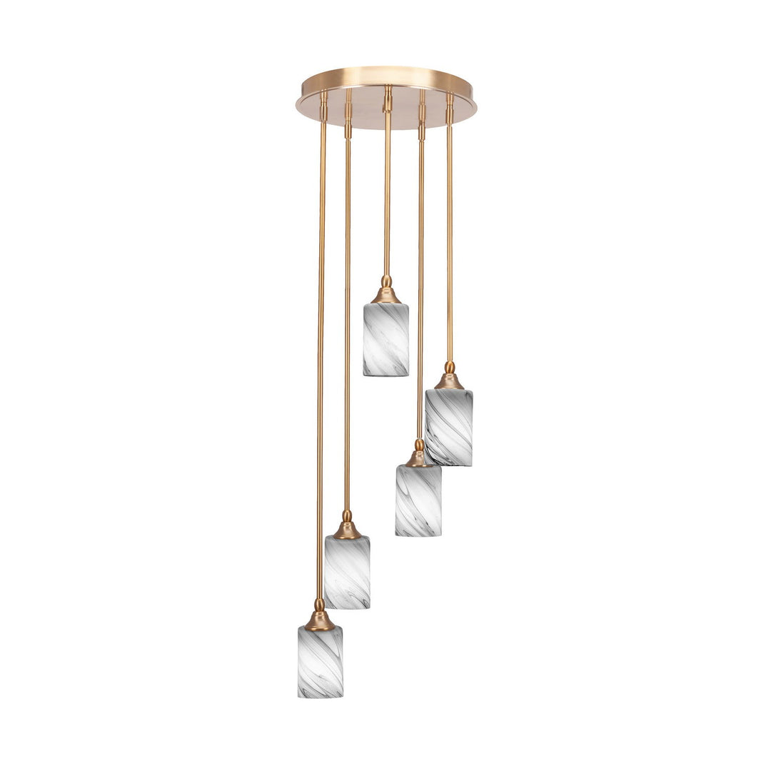 Toltec Empire 2145-nab-3009 Pendant Light - New Age Brass
