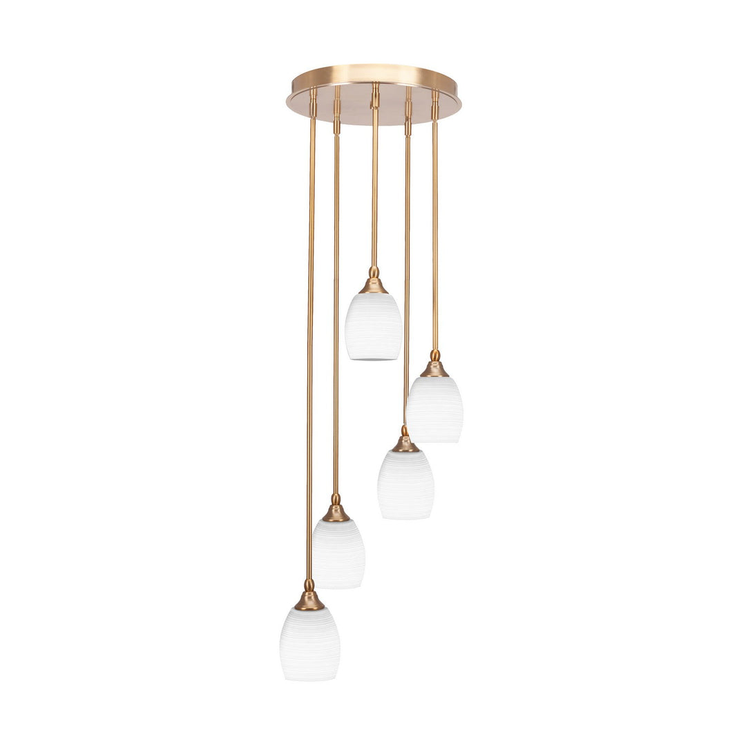 Toltec Empire 2145-nab-4021 Pendant Light - New Age Brass