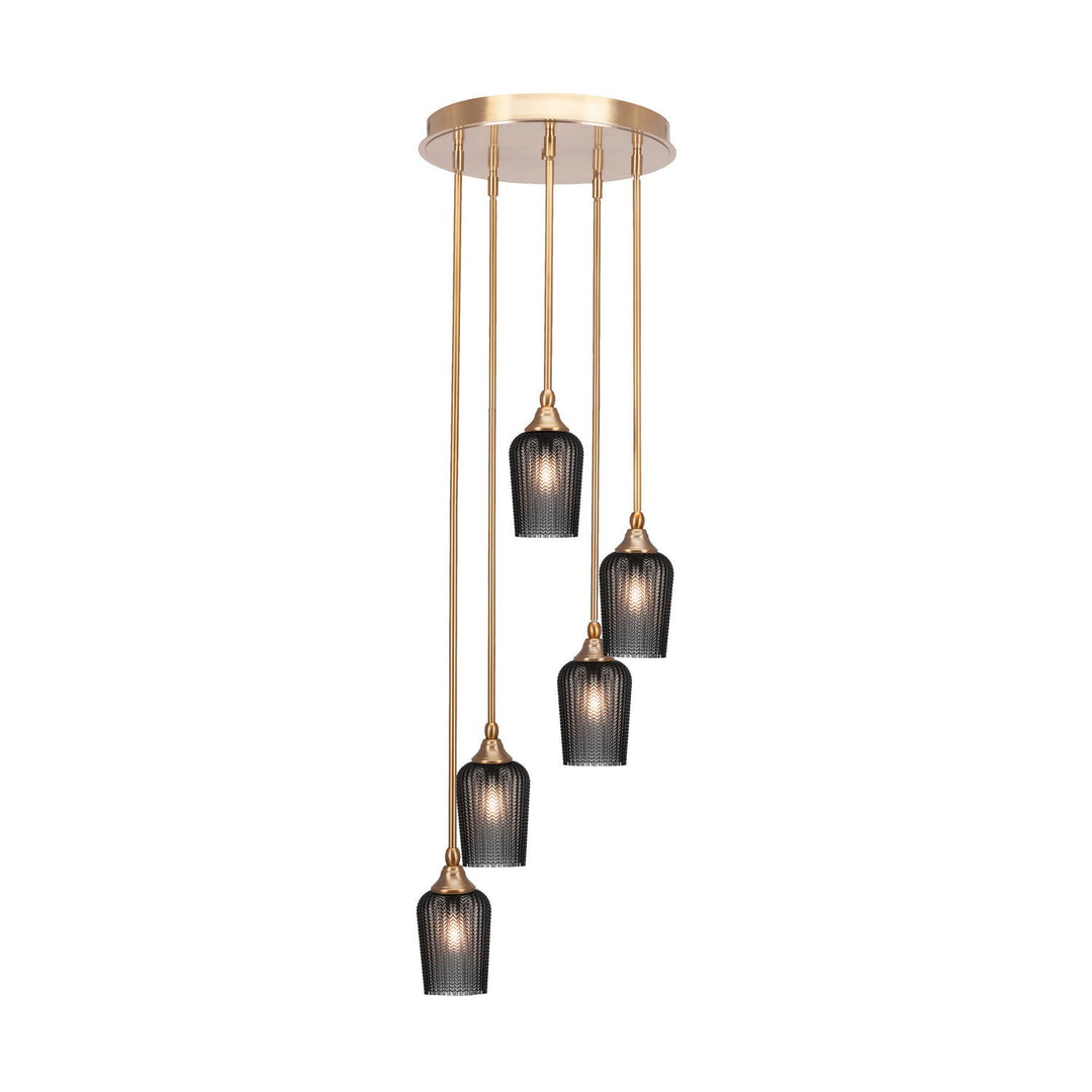 Toltec Empire 2145-nab-4252 Pendant Light - New Age Brass