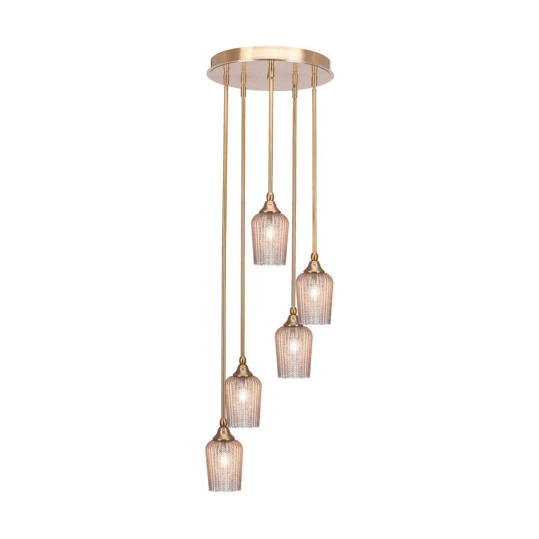 Toltec Empire 2145-nab-4253 Pendant Light - New Age Brass