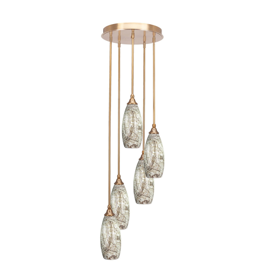 Toltec Empire 2145-nab-5064 Pendant Light - New Age Brass