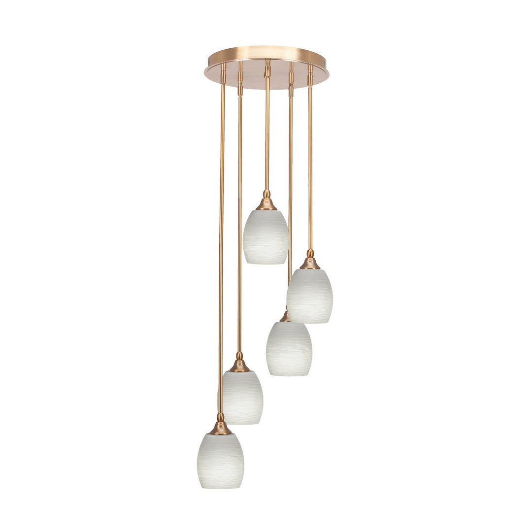 Toltec Empire 2145-nab-615 Pendant Light - New Age Brass