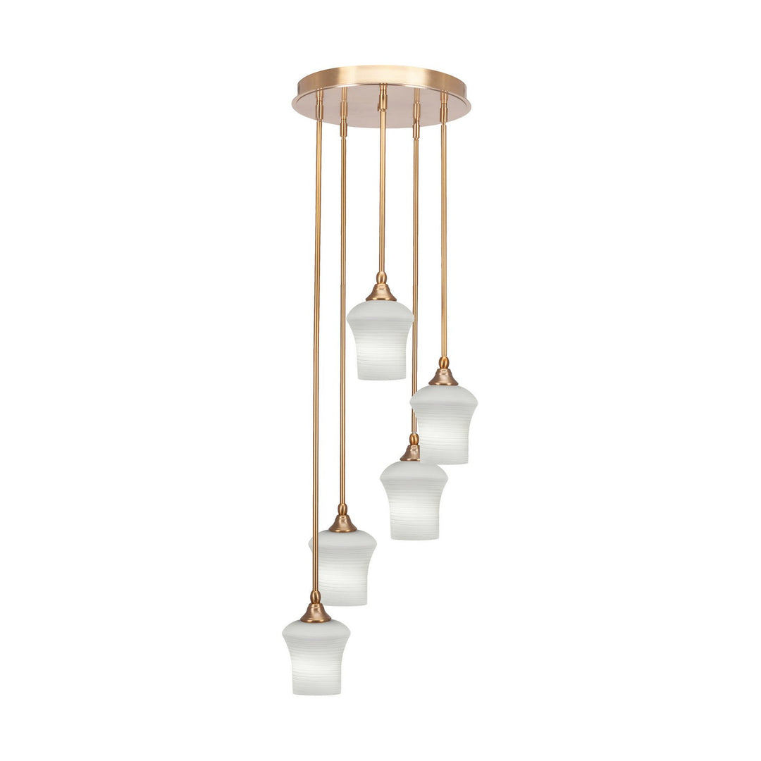 Toltec Empire 2145-nab-681 Pendant Light - New Age Brass