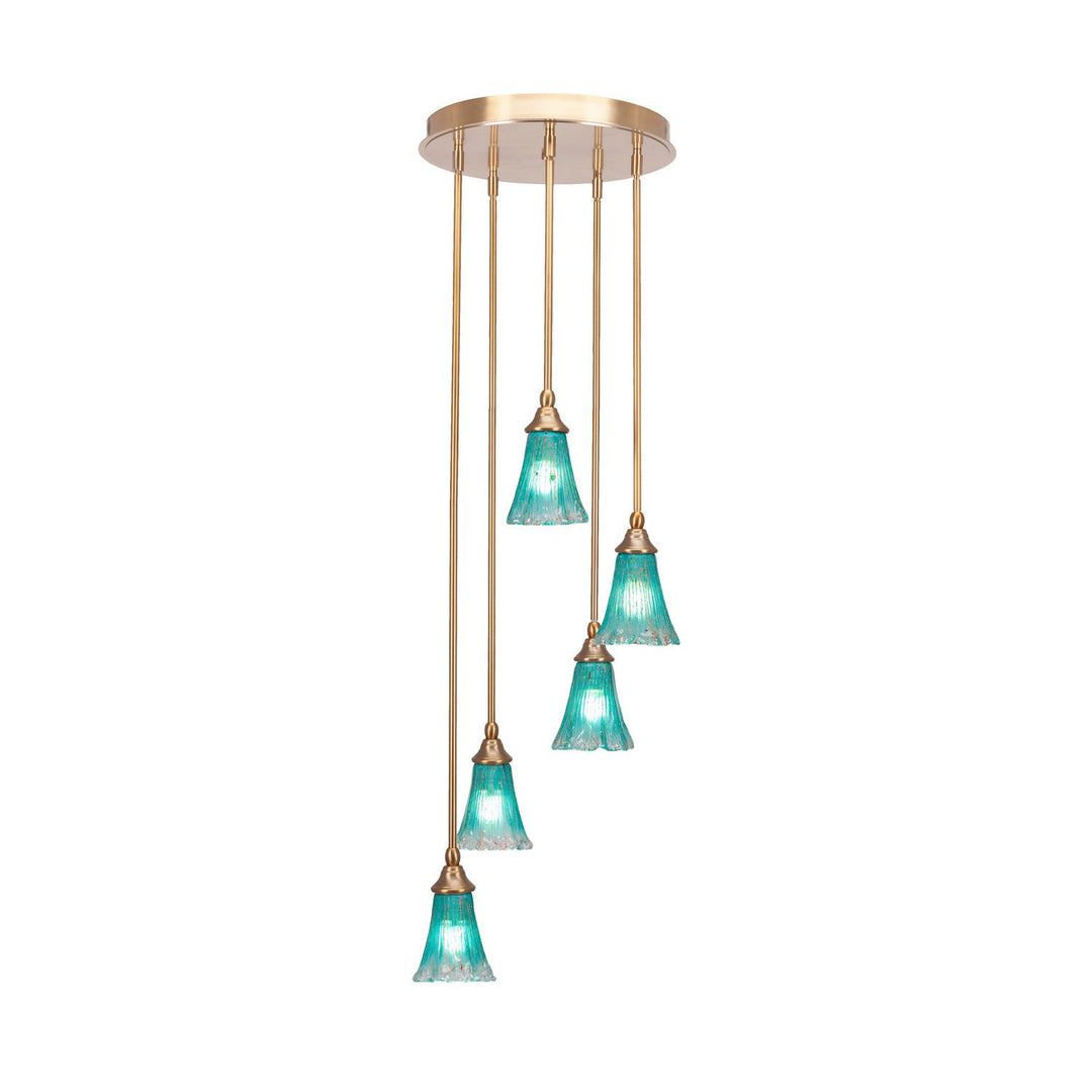 Toltec Empire 2145-nab-725 Pendant Light - New Age Brass