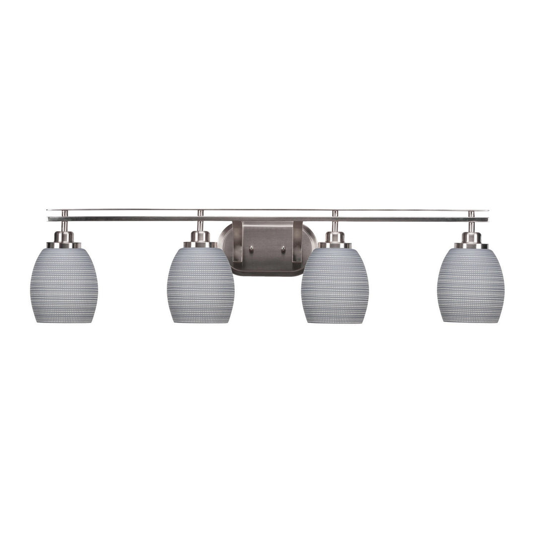 Toltec Odyssey 2614-bn-4022 Bath Vanity Light 38 in. wide - Brushed Nickel
