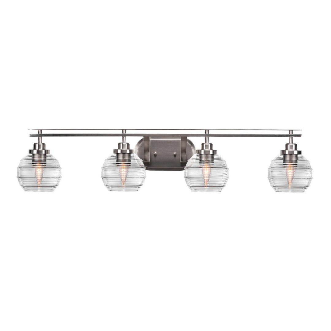 Toltec Odyssey 2614-bn-5110 Bath Vanity Light 40 in. wide - Brushed Nickel