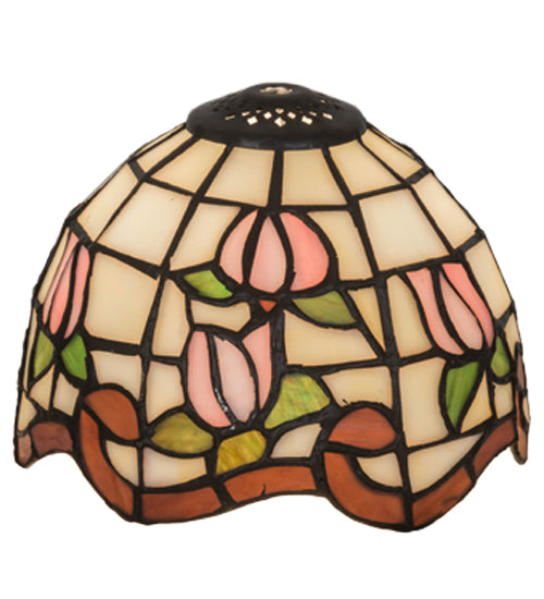 Meyda Tiffany Lighting 11835 Roseborder Shade Lamp Shade Multicolored