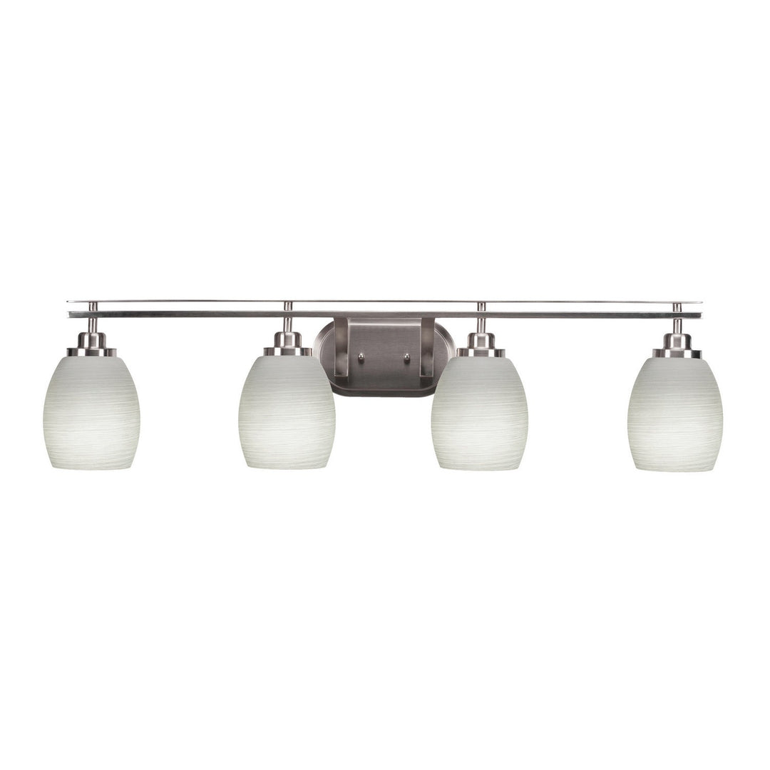 Toltec Odyssey 2614-bn-615 Bath Vanity Light 39 in. wide - Brushed Nickel