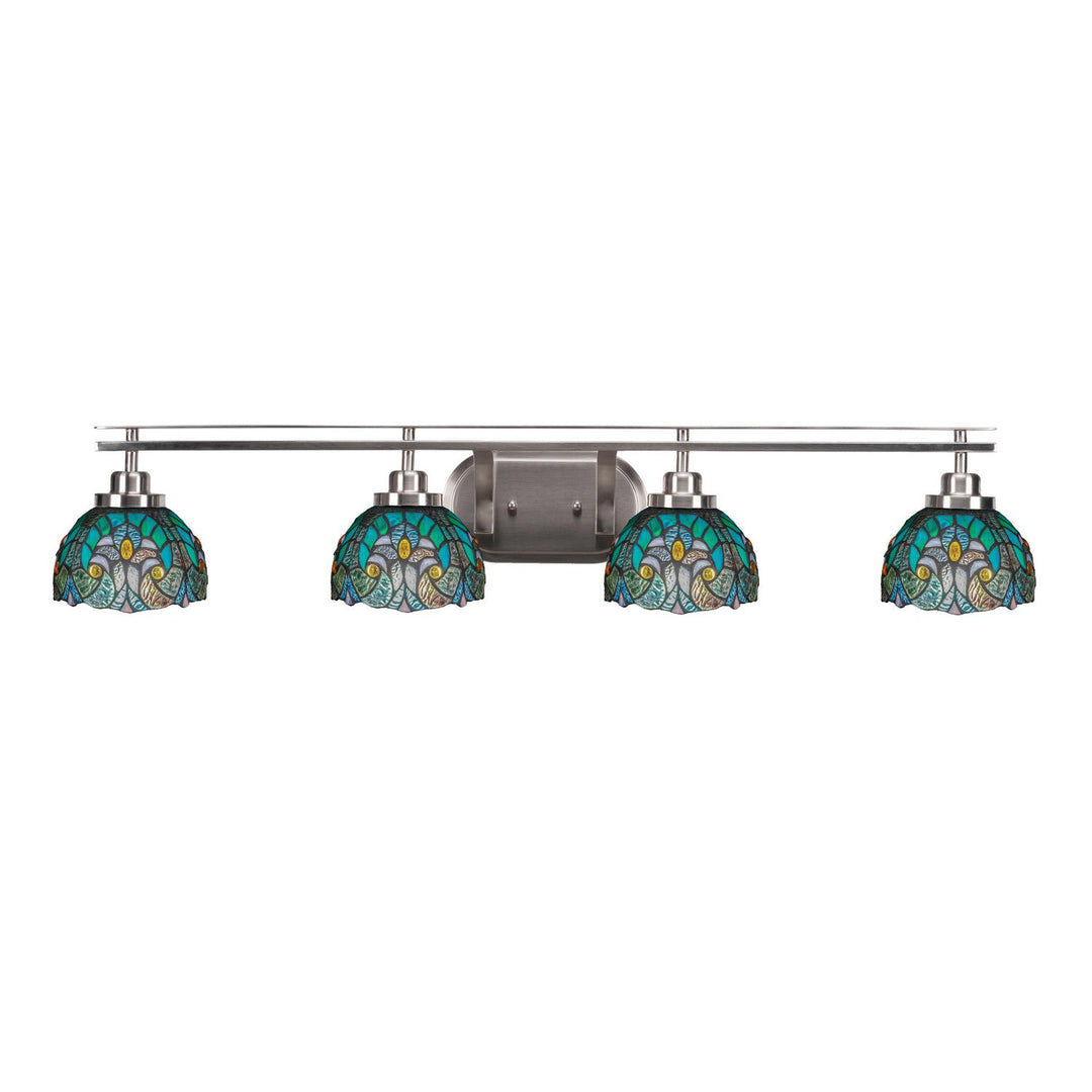 Toltec Odyssey 2614-bn-9925 Bath Vanity Light 40 in. wide - Brushed Nickel