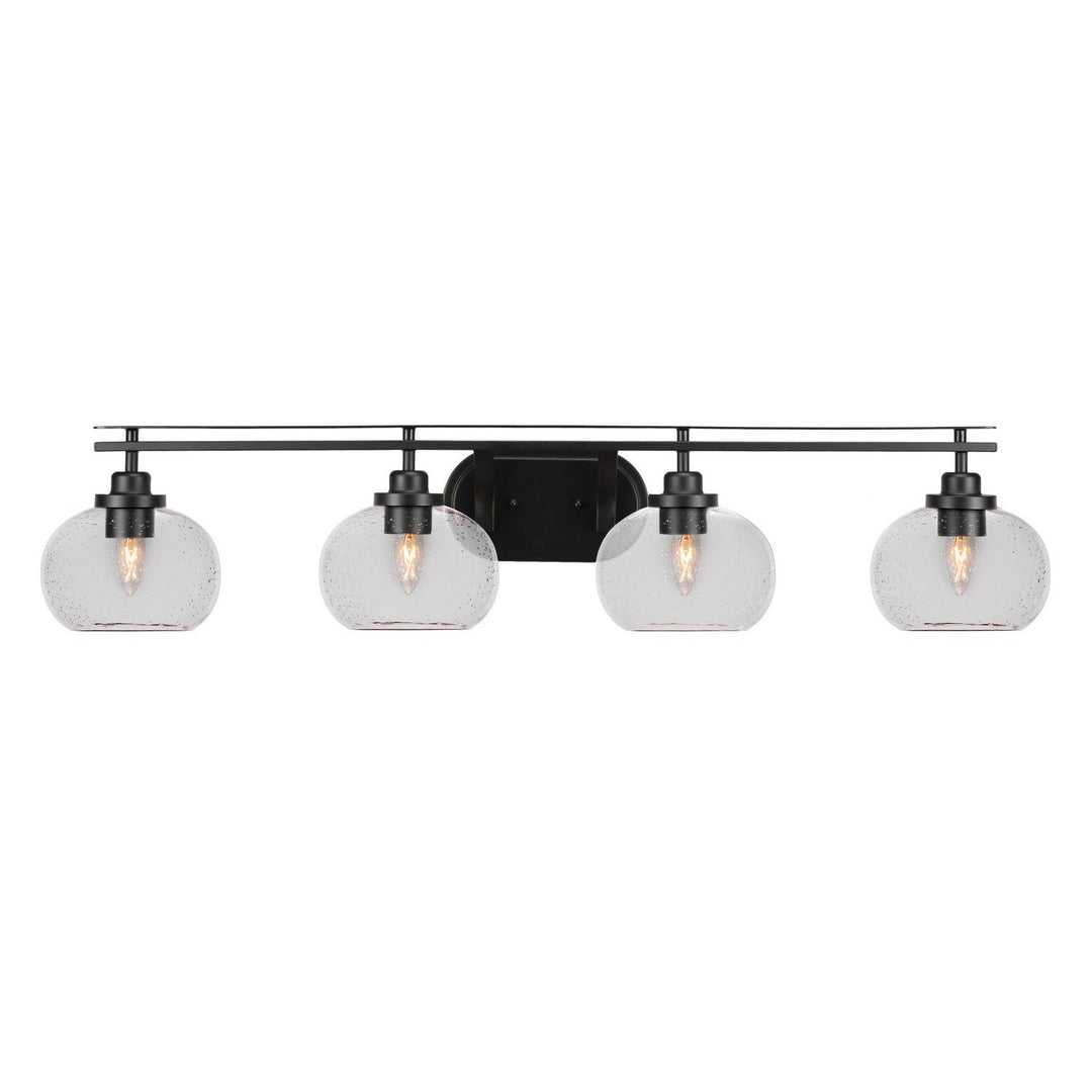 Toltec Odyssey 2614-mb-202 Bath Vanity Light 41 in. wide - Matte Black