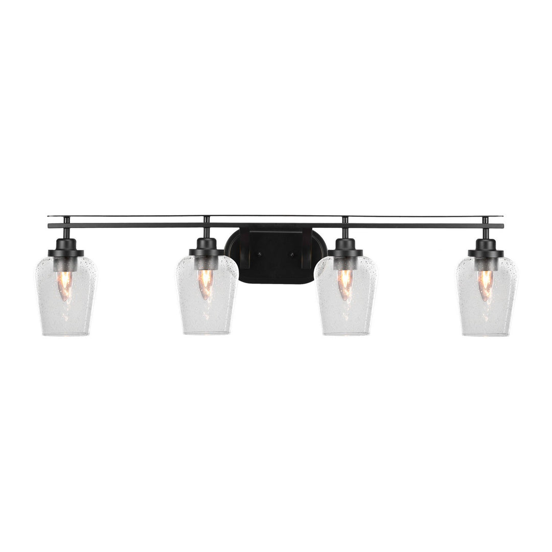 Toltec Odyssey 2614-mb-210 Bath Vanity Light 39 in. wide - Matte Black