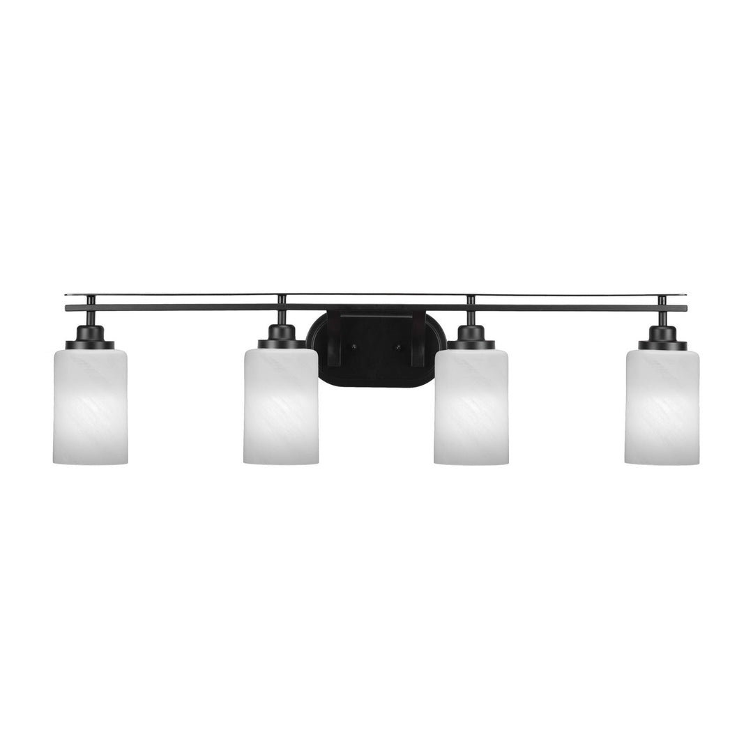 Toltec Odyssey 2614-mb-3001 Bath Vanity Light 38 in. wide - Matte Black