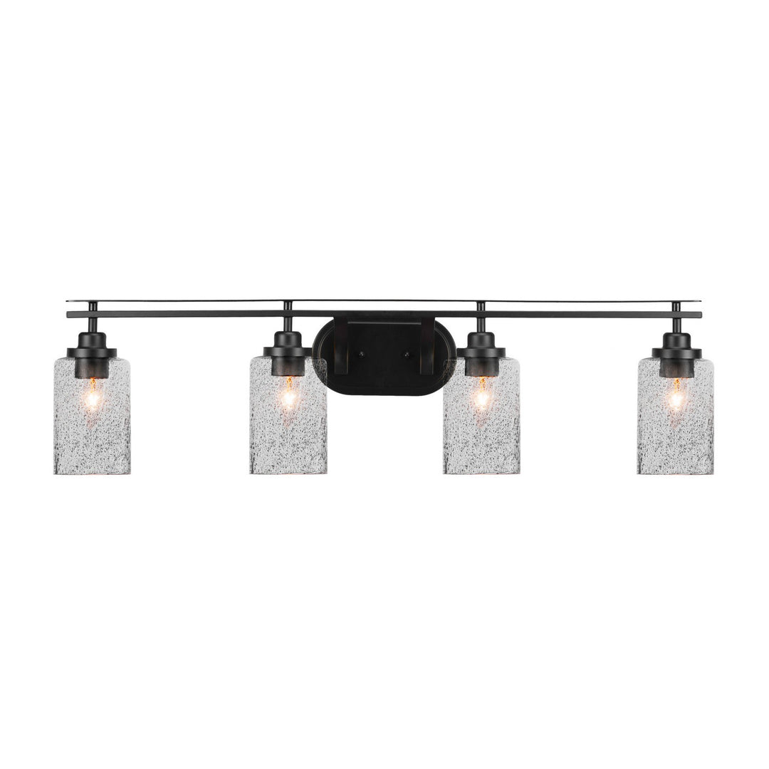 Toltec Odyssey 2614-mb-3002 Bath Vanity Light 38 in. wide - Matte Black