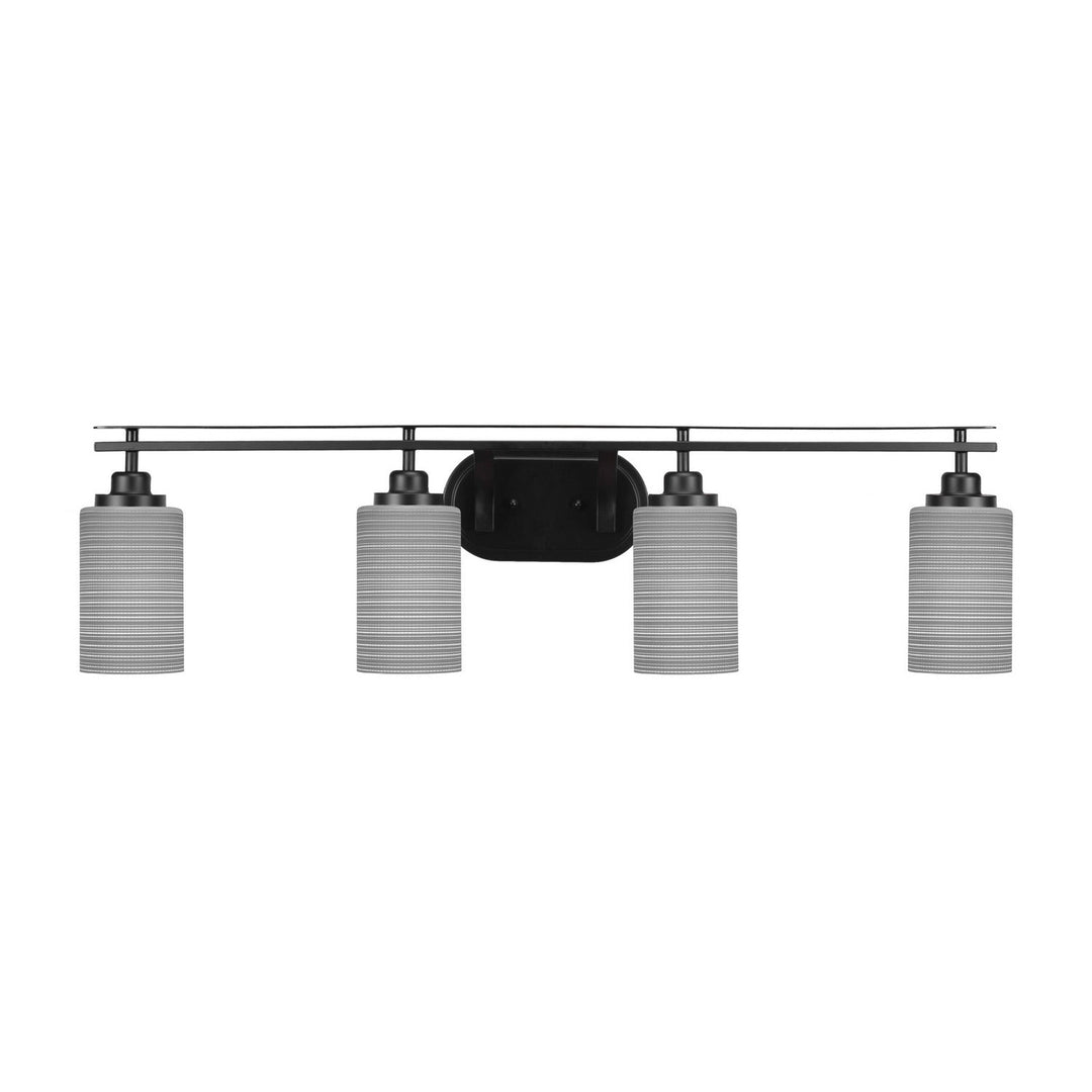 Toltec Odyssey 2614-mb-4062 Bath Vanity Light 38 in. wide - Matte Black