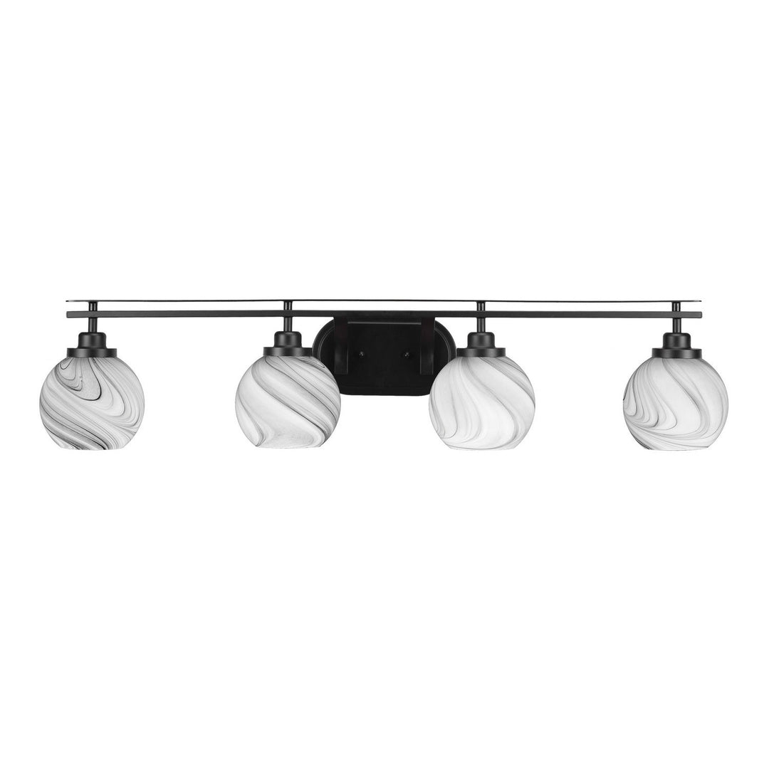 Toltec Odyssey 2614-mb-4109 Bath Vanity Light 39 in. wide - Matte Black