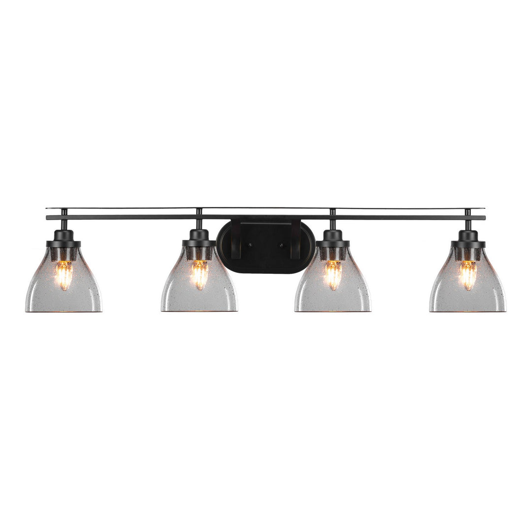 Toltec Odyssey 2614-mb-4760 Bath Vanity Light 40 in. wide - Matte Black