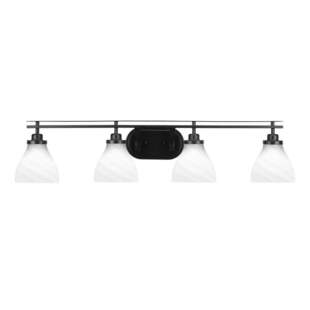 Toltec Odyssey 2614-mb-4761 Bath Vanity Light 40 in. wide - Matte Black